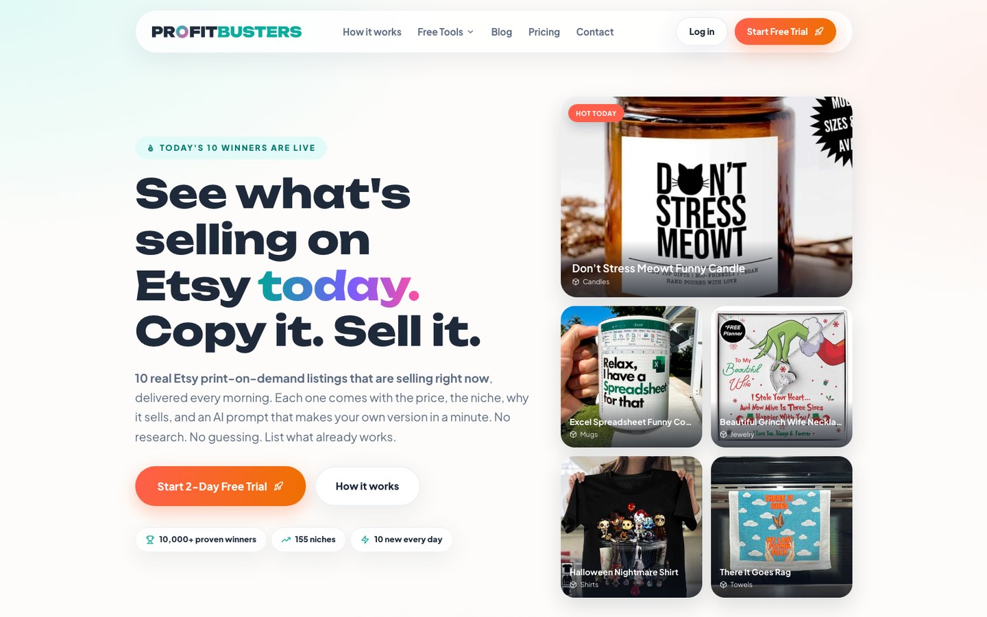 ProfitBusters website we built